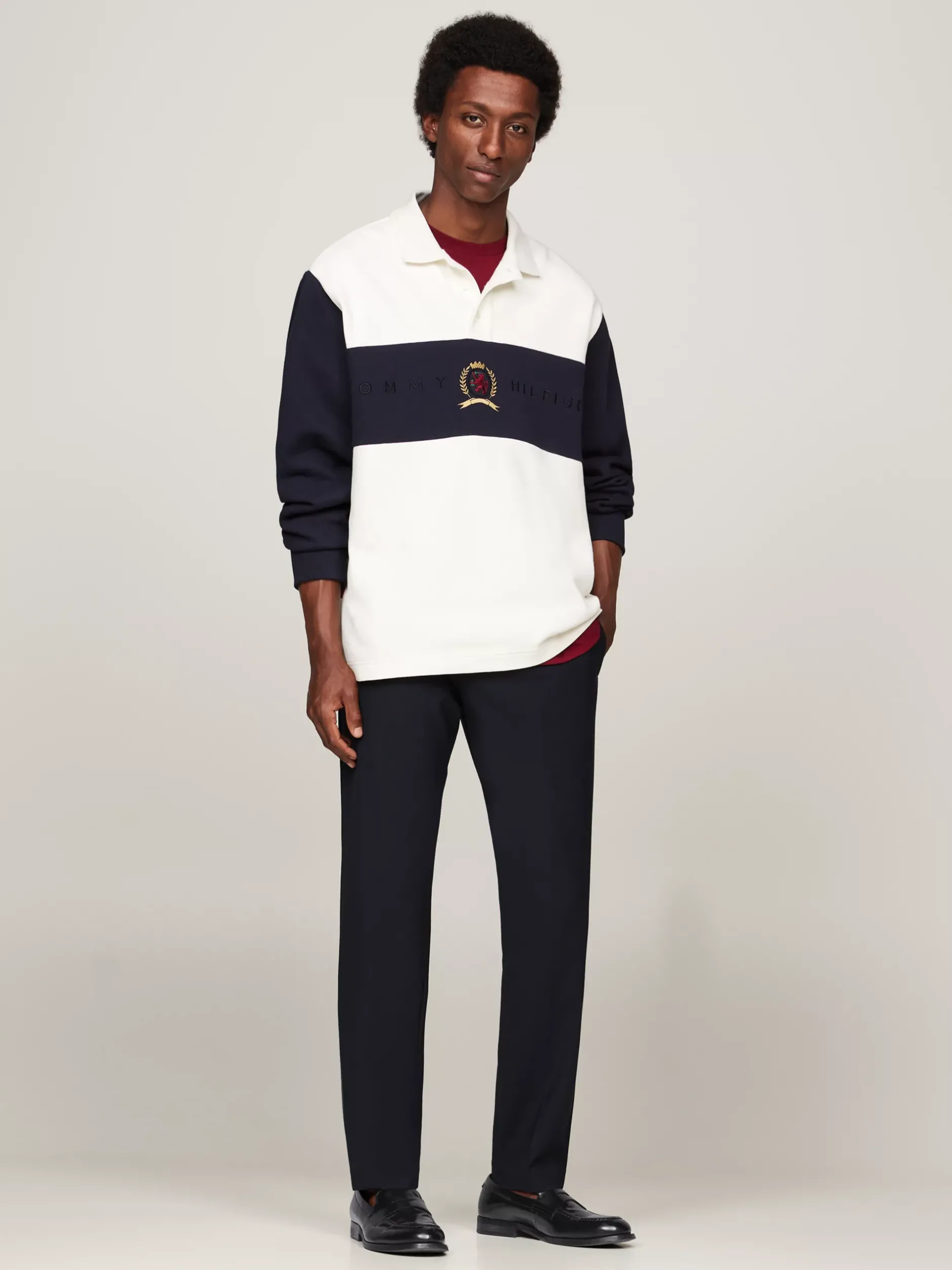 Buty Wizytowe|Mokasyny & Buty Żeglarskie*Tommy Hilfiger Skórzane Mokasyny BLACK