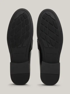 Mokasyny & Loafers|Płaskie Buty*Tommy Hilfiger Skórzane Mokasyny Elevated BLACK