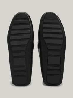 Mokasyny & Buty Żeglarskie|Buty Casual*Tommy Hilfiger Skórzane Mokasyny Z Protektorem BLACK