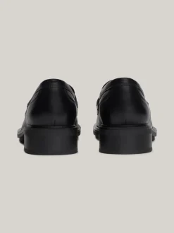 Mokasyny & Loafers|Płaskie Buty*Tommy Hilfiger Skórzane Mokasyny Z Protektorem BLACK