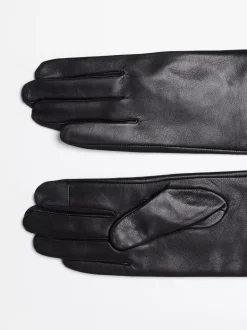 Rękawiczki|Czapki I Szaliki*Tommy Hilfiger Skórzane Rękawiczki Essential BLACK