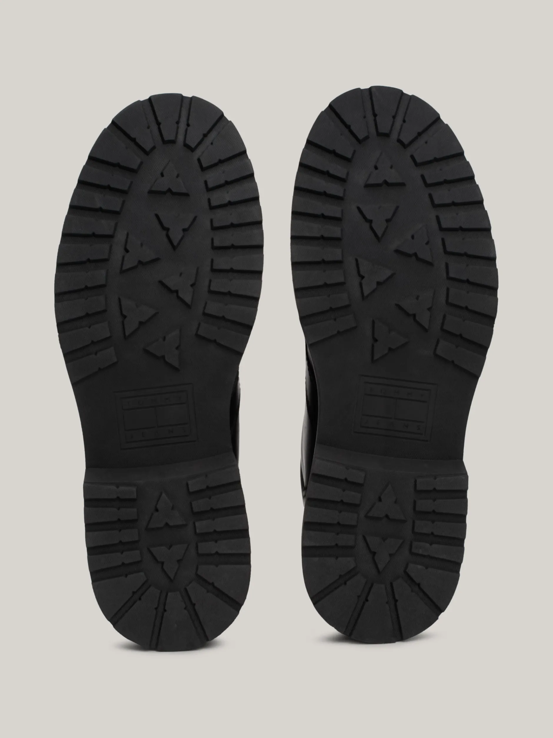 Buty Sznurowane|Buty*Tommy Hilfiger Skórzane Sznurowane Botki Z Protektorem BLACK
