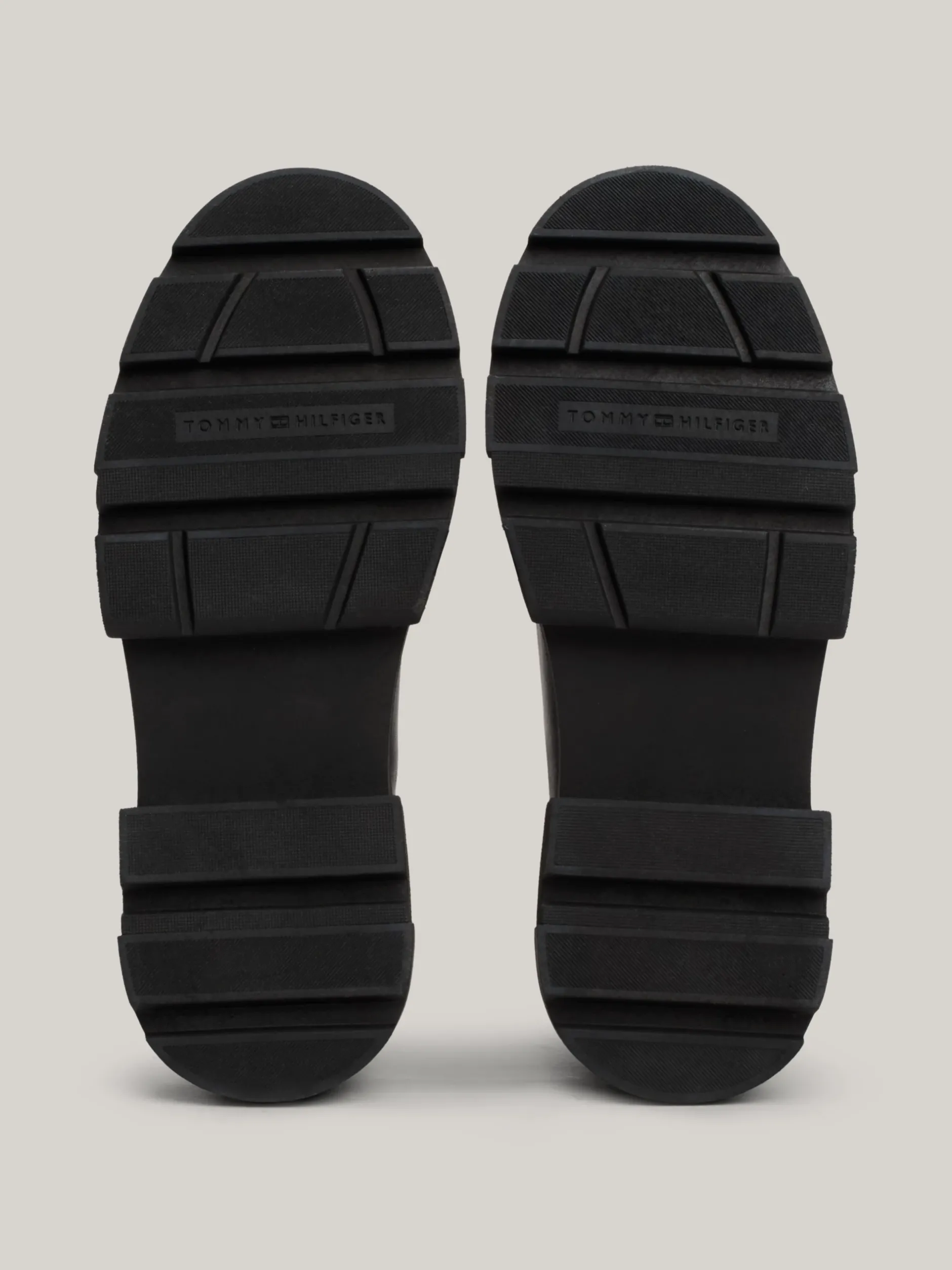 Chelsea Boots|Botki*Tommy Hilfiger Skórzane Sztyblety Na Grubej Podeszwie BLACK