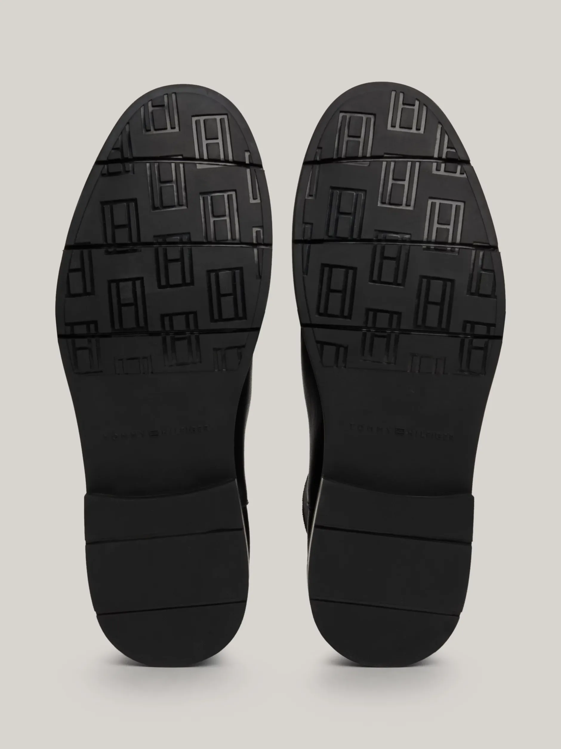 Sztyblety|Buty*Tommy Hilfiger Skórzane Sztyblety Z Ciepłą Wyściółką BLACK