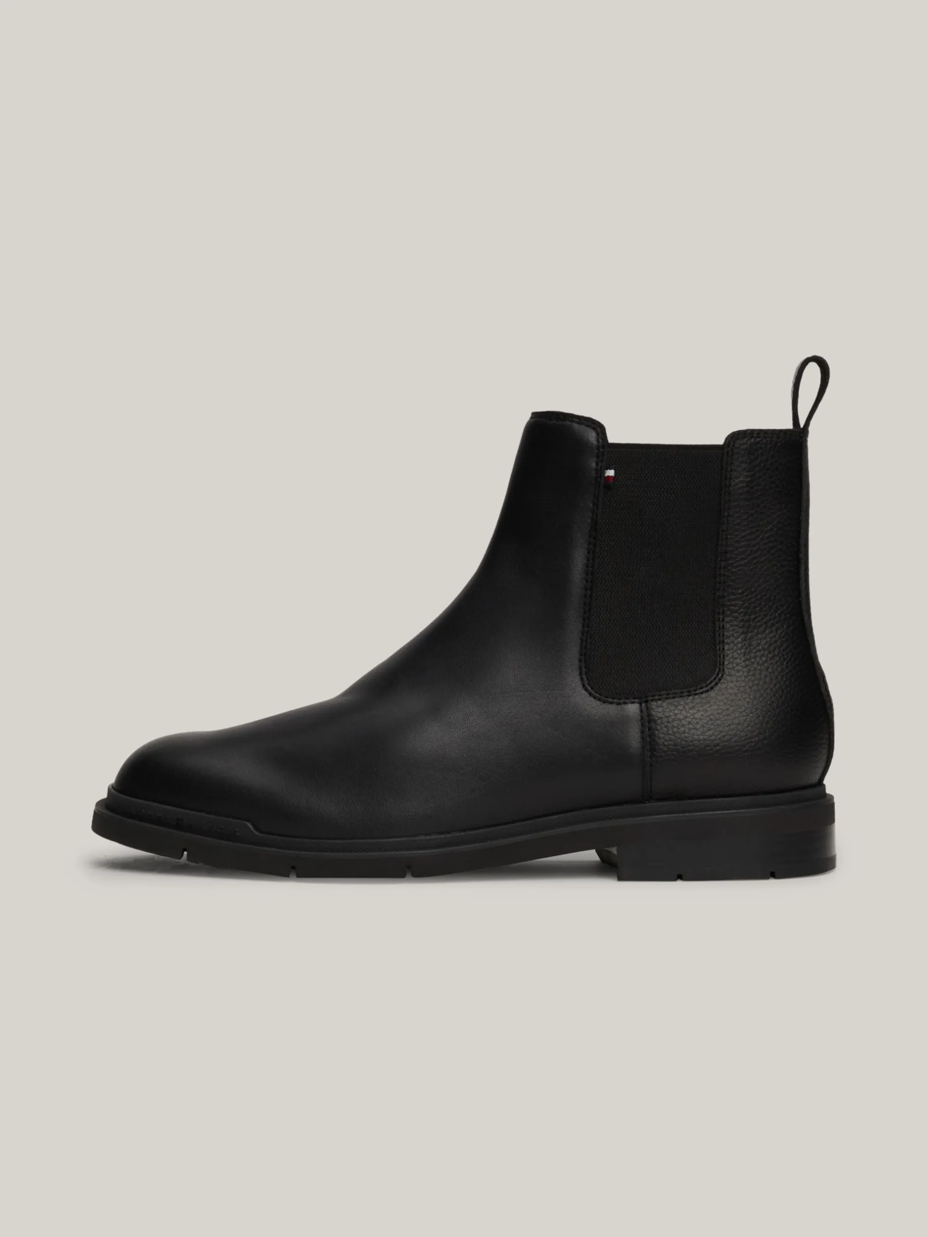 Sztyblety|Buty*Tommy Hilfiger Skórzane Sztyblety Z Ciepłą Wyściółką BLACK