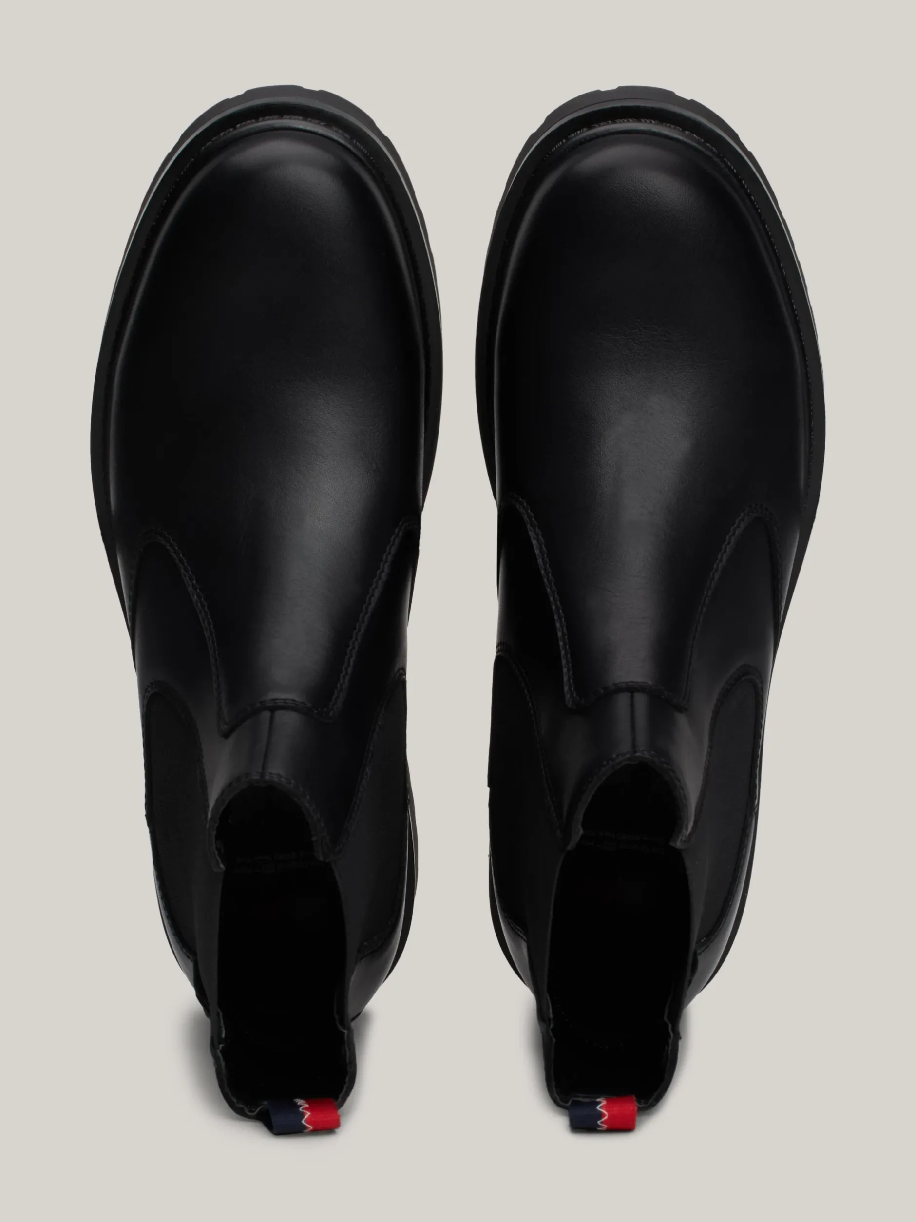 Sztyblety|Buty*Tommy Hilfiger Skórzane Sztyblety Z Protektorem BLACK