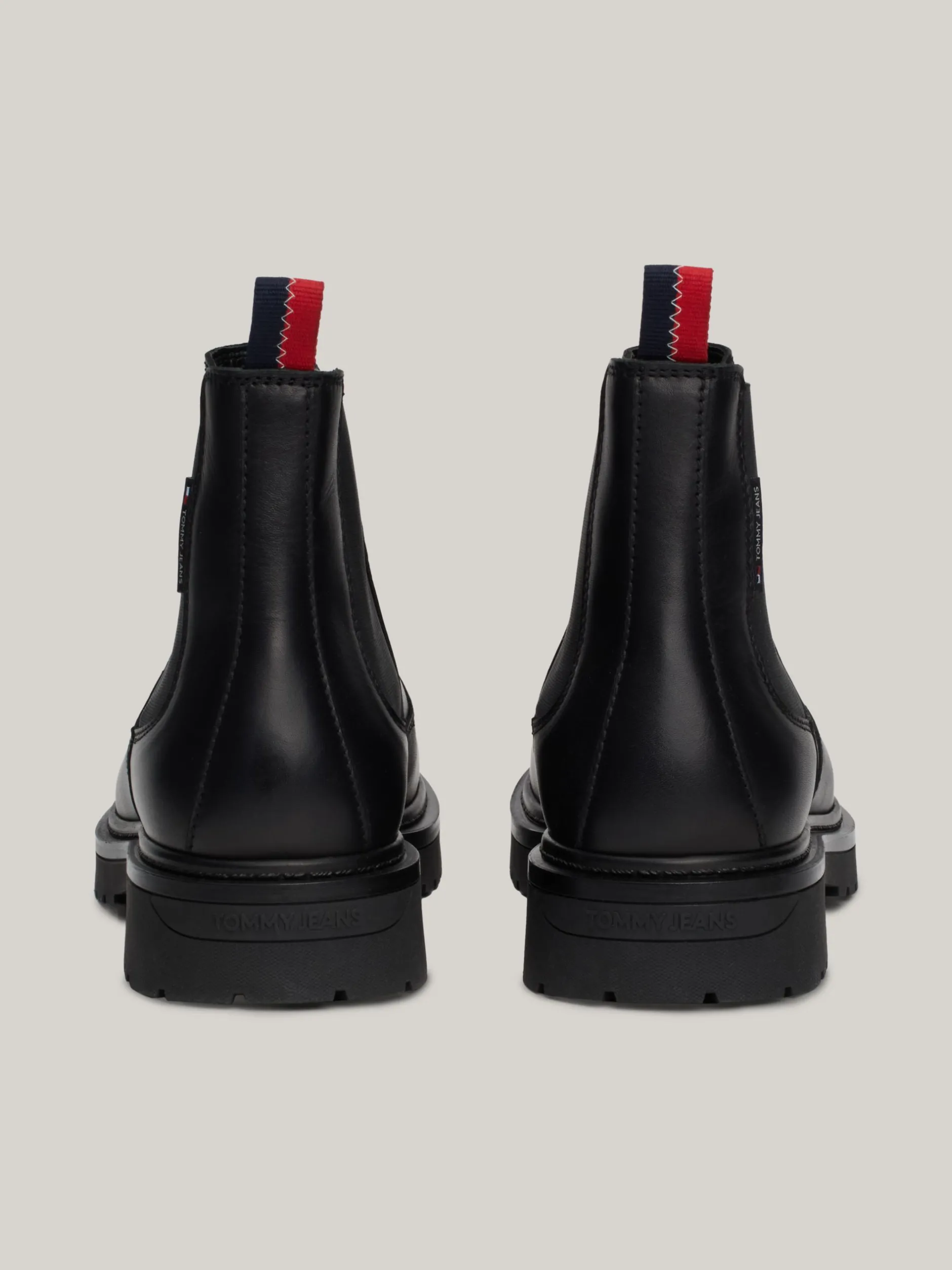 Sztyblety|Buty*Tommy Hilfiger Skórzane Sztyblety Z Protektorem BLACK