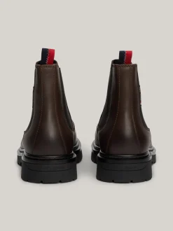 Sztyblety|Buty*Tommy Hilfiger Skórzane Sztyblety Z Protektorem VELVET BROWN