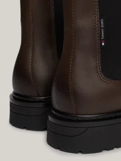 Sztyblety|Buty*Tommy Hilfiger Skórzane Sztyblety Z Protektorem VELVET BROWN