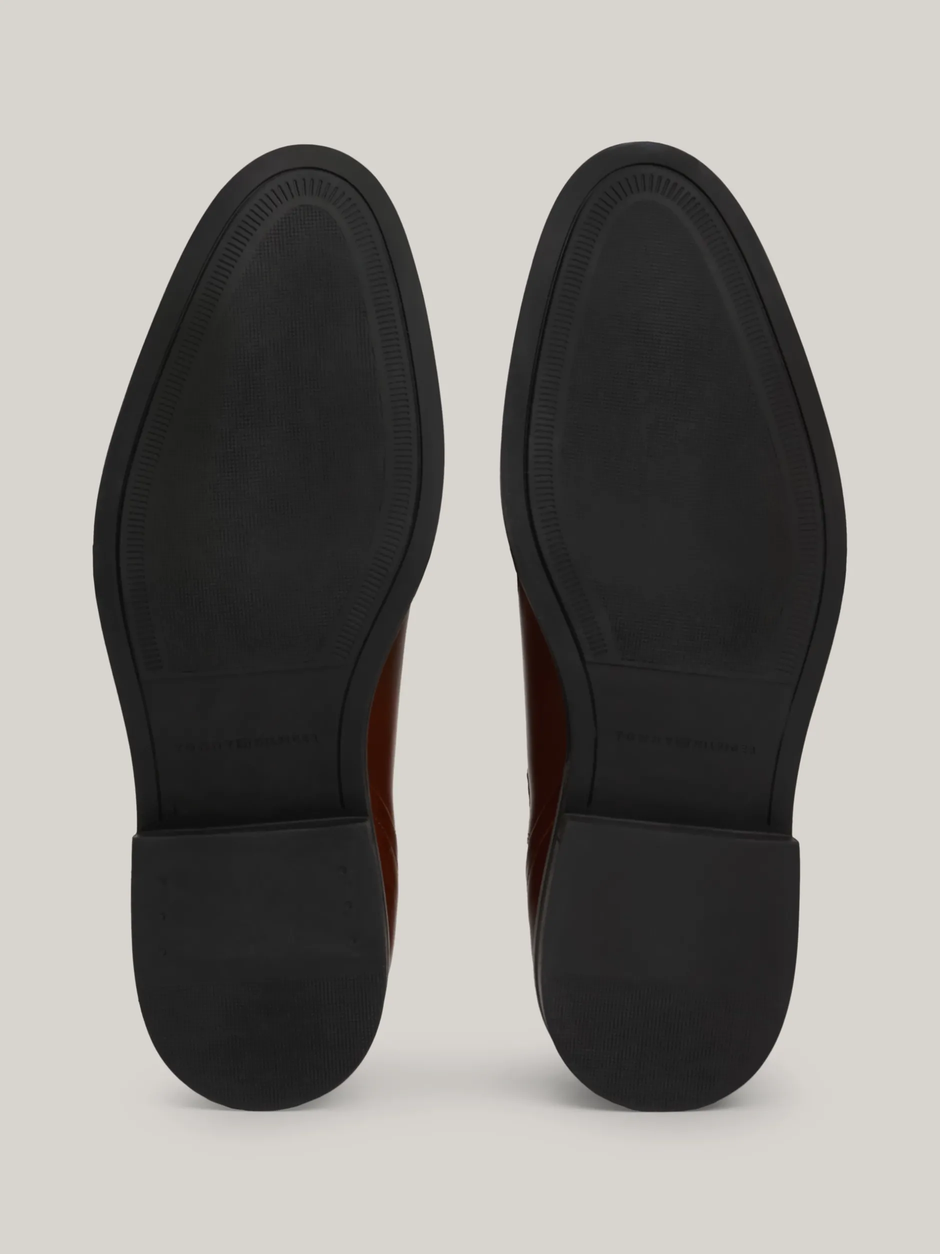 Sztyblety|Buty*Tommy Hilfiger Skórzane Sztyblety Z Tłoczeniem WINTER COGNAC