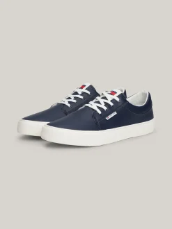 Sneakersy*Tommy Hilfiger Skórzane Tenisówki Skater Essential DARK NIGHT NAVY