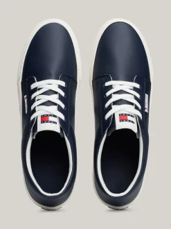 Sneakersy*Tommy Hilfiger Skórzane Tenisówki Skater Essential DARK NIGHT NAVY