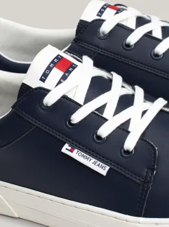 Sneakersy*Tommy Hilfiger Skórzane Tenisówki Skater Essential DARK NIGHT NAVY
