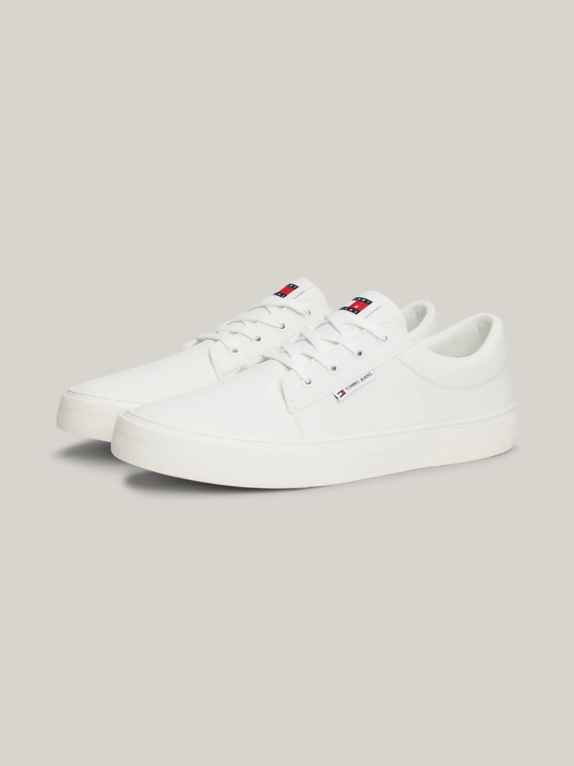 White Trainers|Sneakersy*Tommy Hilfiger Skórzane Tenisówki Skater Essential WHITE