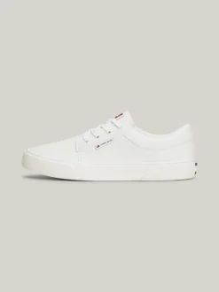 White Trainers|Sneakersy*Tommy Hilfiger Skórzane Tenisówki Skater Essential WHITE