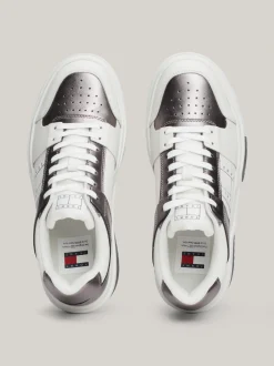 Sneakersy*Tommy Hilfiger Skórzane Tenisówki The Brooklyn WARM STONE