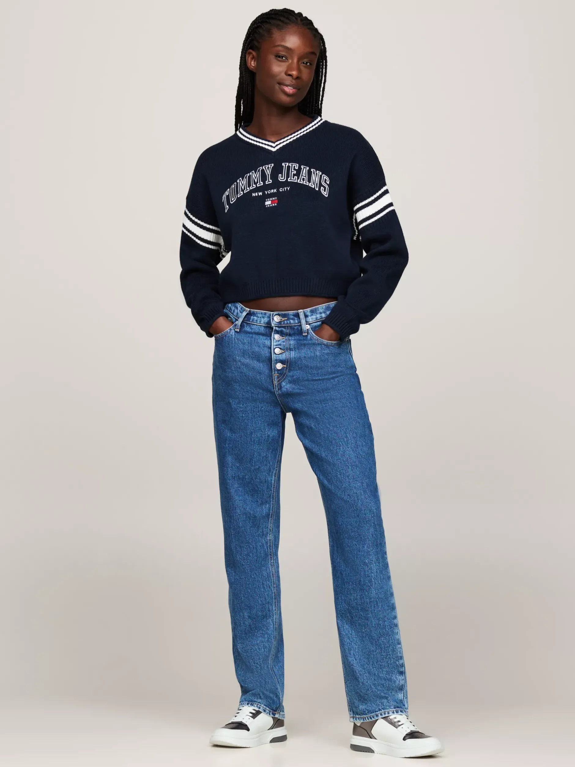 Sneakersy*Tommy Hilfiger Skórzane Tenisówki The Brooklyn WARM STONE