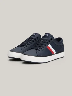 Sneakersy*Tommy Hilfiger Skórzane Tenisówki Z Delikatnym Protektorem DESERT SKY