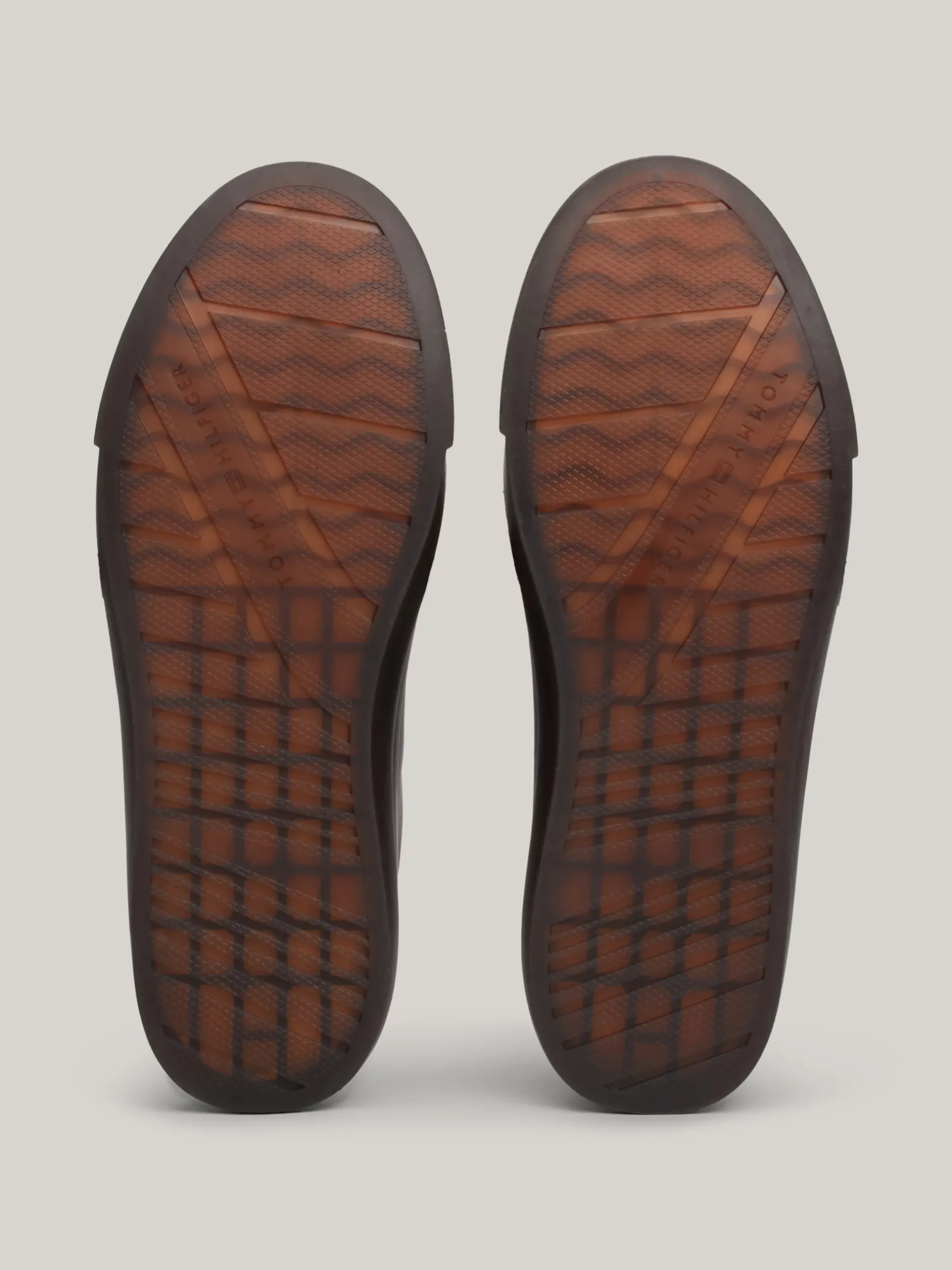 Sneakersy*Tommy Hilfiger Skórzane Tenisówki Z Sygnowaną Taśmą BLACK