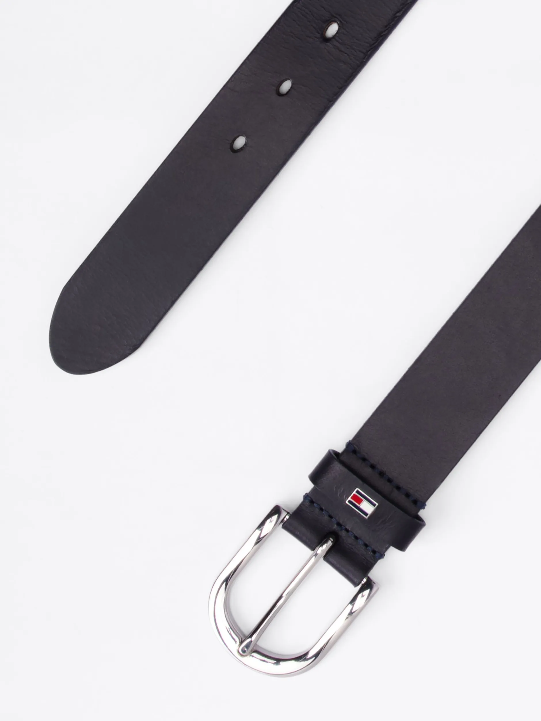 Paski*Tommy Hilfiger Skórzany Pasek Danny NIGHT SKY
