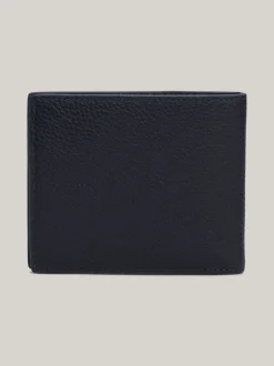 Portfele & Breloczki Do Kluczy*Tommy Hilfiger Skórzany Portfel Casual Na Karty I Bilon SPACE BLUE