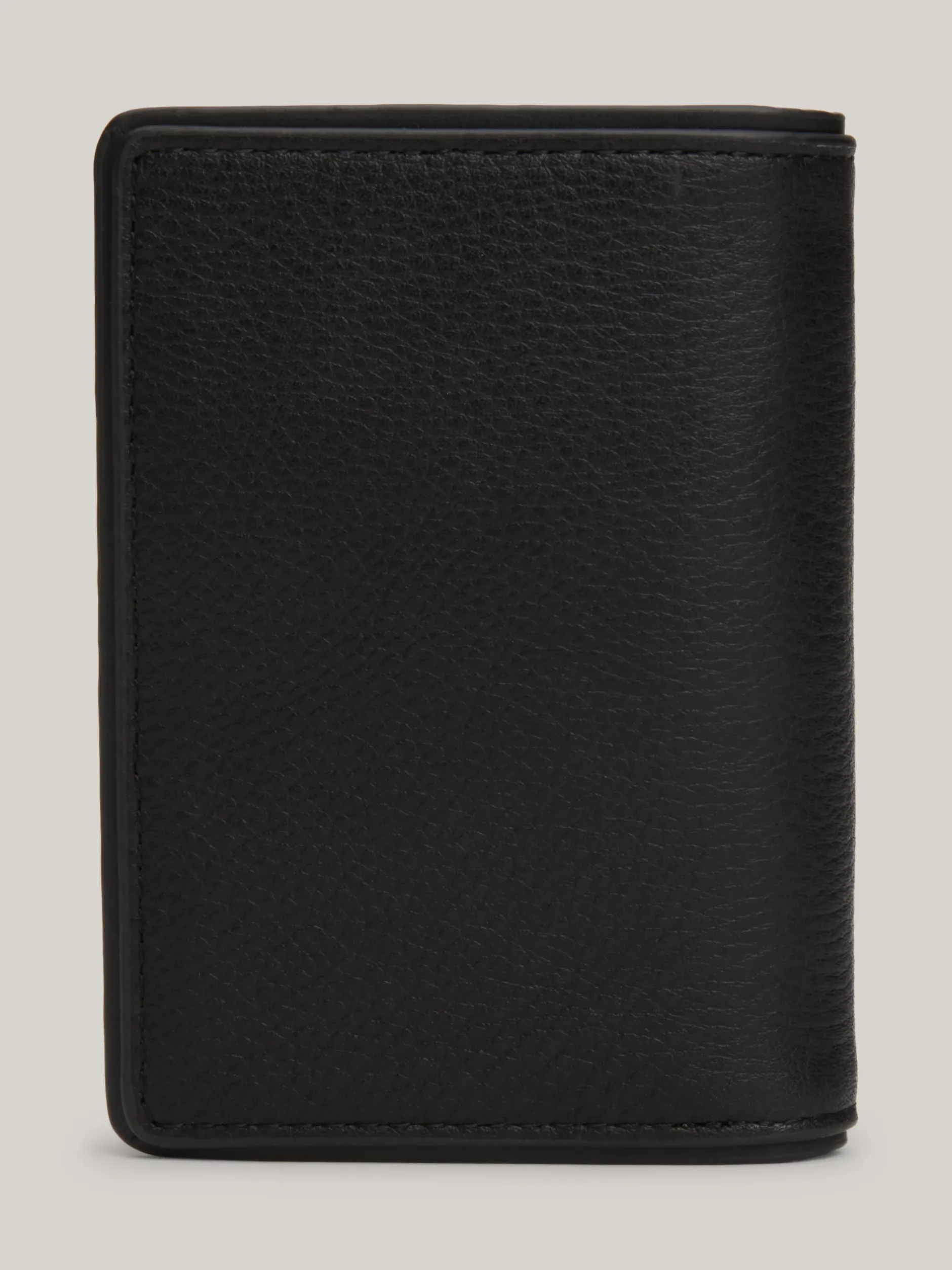 Portfele & Breloczki Do Kluczy*Tommy Hilfiger Skórzany Składany Portfel Casual BLACK