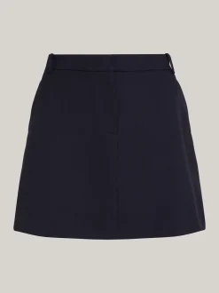 Spódnice*Tommy Hilfiger Spódnica Mini O Trapezowym Kroju Z Flagą DESERT SKY