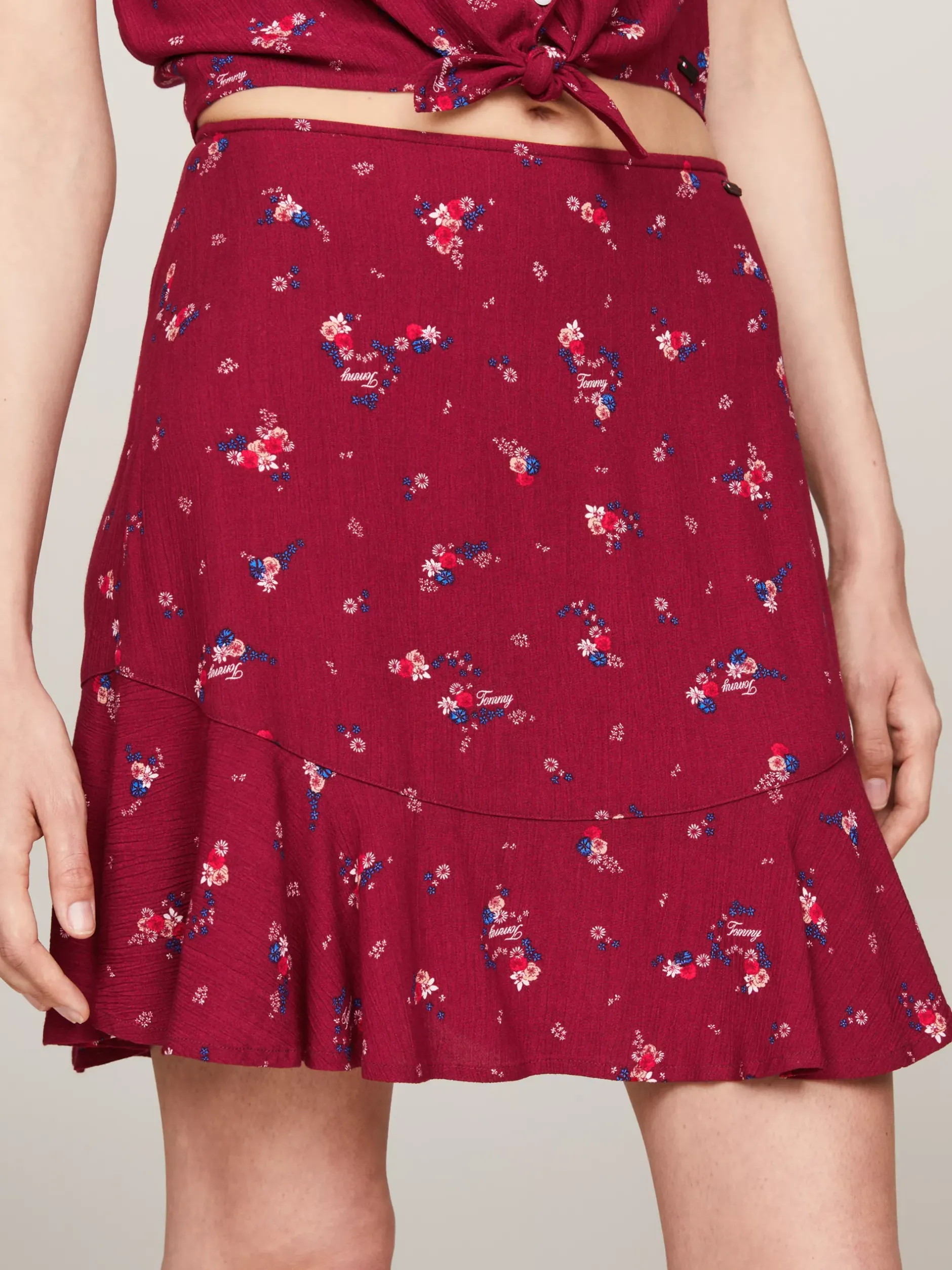 Spódnice*Tommy Hilfiger Spódnica Mini Z Motywem Kwiatów MOUNTAIN FLORAL