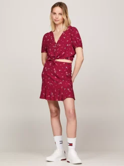 Spódnice*Tommy Hilfiger Spódnica Mini Z Motywem Kwiatów MOUNTAIN FLORAL