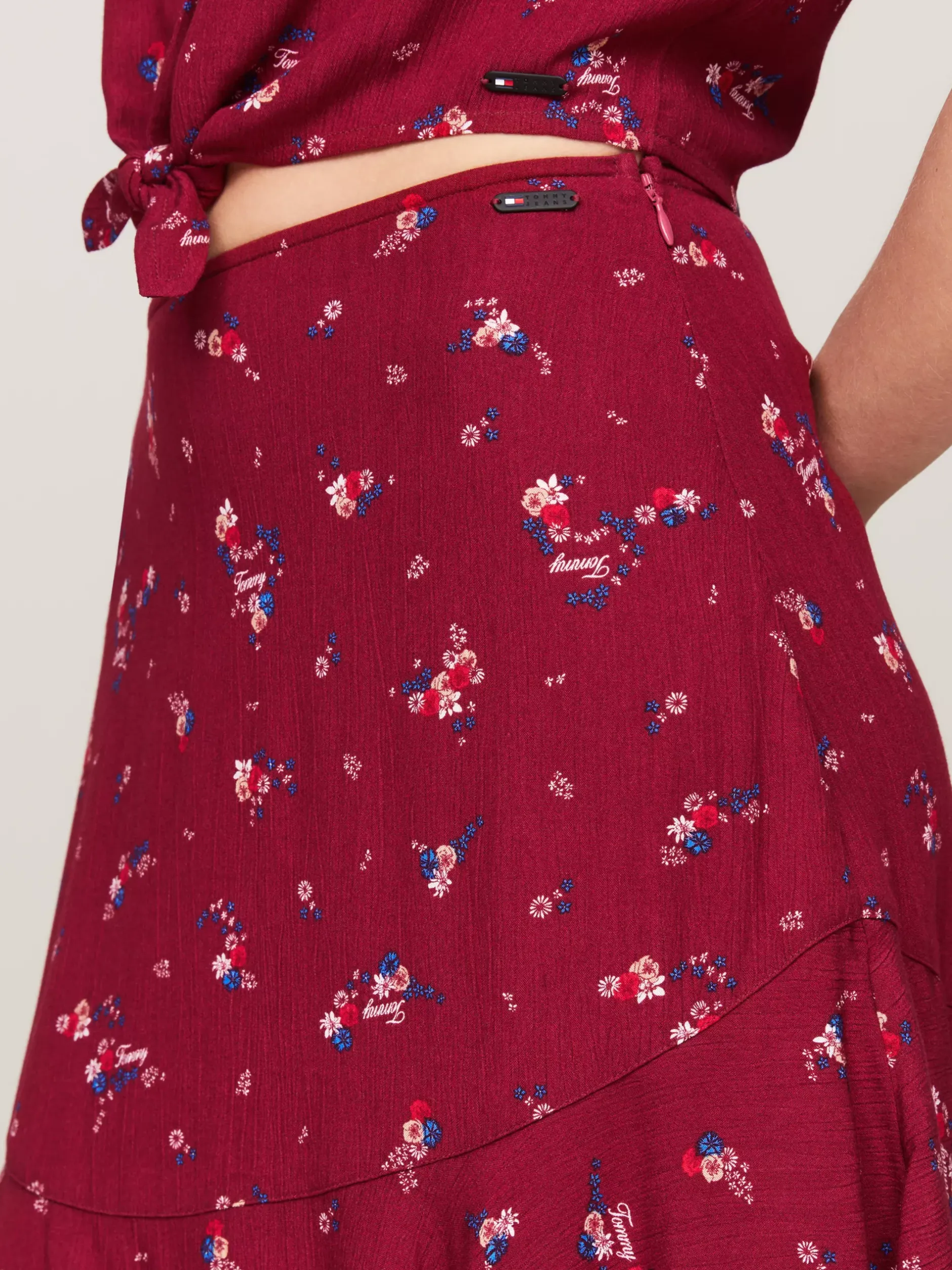 Spódnice*Tommy Hilfiger Spódnica Mini Z Motywem Kwiatów MOUNTAIN FLORAL