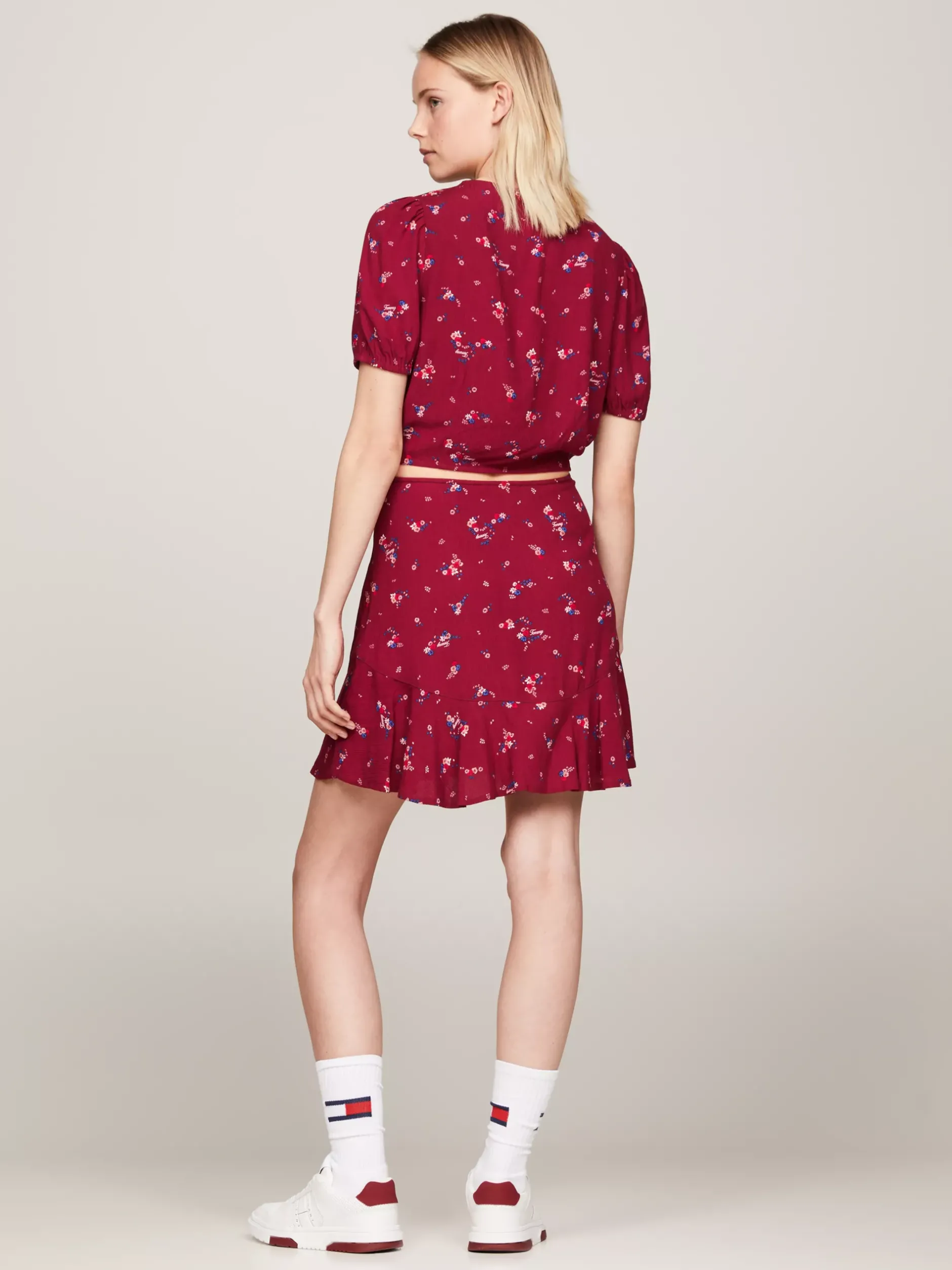 Spódnice*Tommy Hilfiger Spódnica Mini Z Motywem Kwiatów MOUNTAIN FLORAL