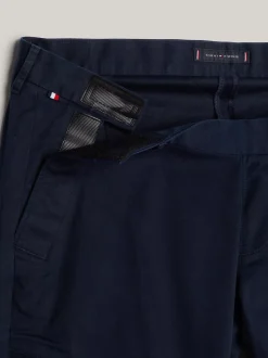 Spodnie*Tommy Hilfiger Spodnie Adaptive Denton 1985 Collection O Prostym Kroju DESERT SKY