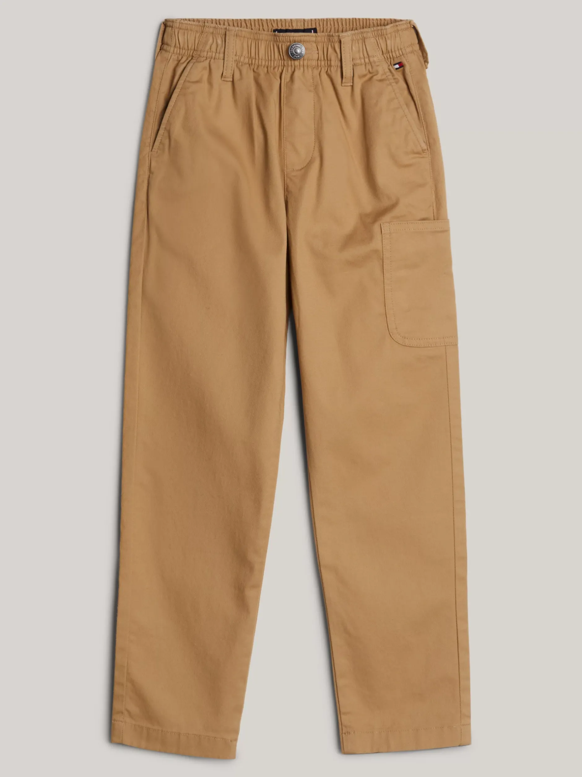 Spodnie I Szorty*Tommy Hilfiger Spodnie Adaptive W Stylu Skater CLASSIC KHAKI
