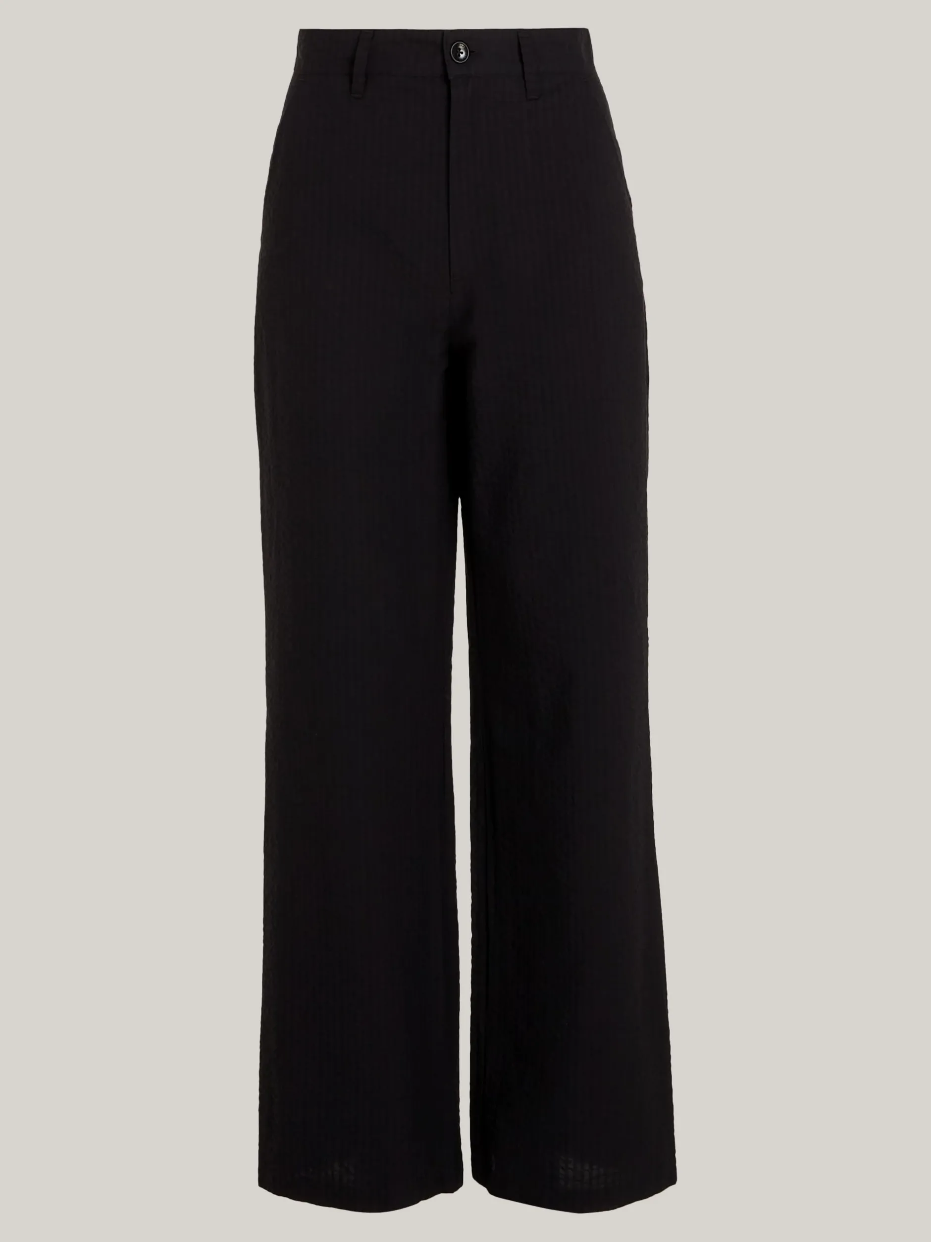 Spodnie*Tommy Hilfiger Spodnie Claire Z Wysokim Stanem BLACK