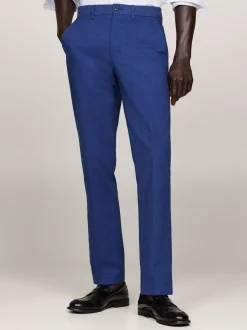 Spodnie*Tommy Hilfiger Spodnie Denton O Regularnym Kroju PREPPY NAVY
