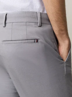 Spodnie*Tommy Hilfiger Spodnie Denton O Regularnym Kroju TURBINE GREY