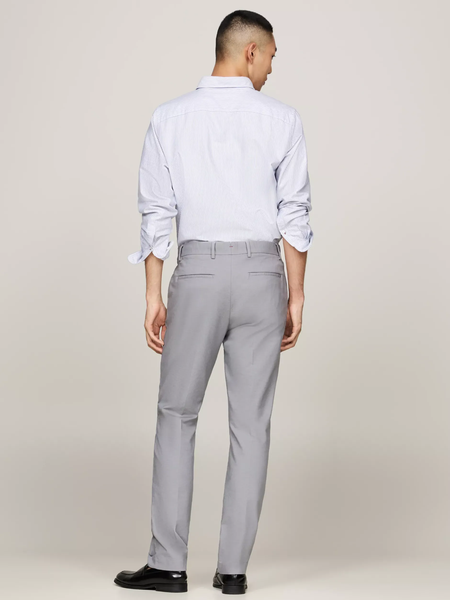 Spodnie*Tommy Hilfiger Spodnie Denton O Regularnym Kroju TURBINE GREY