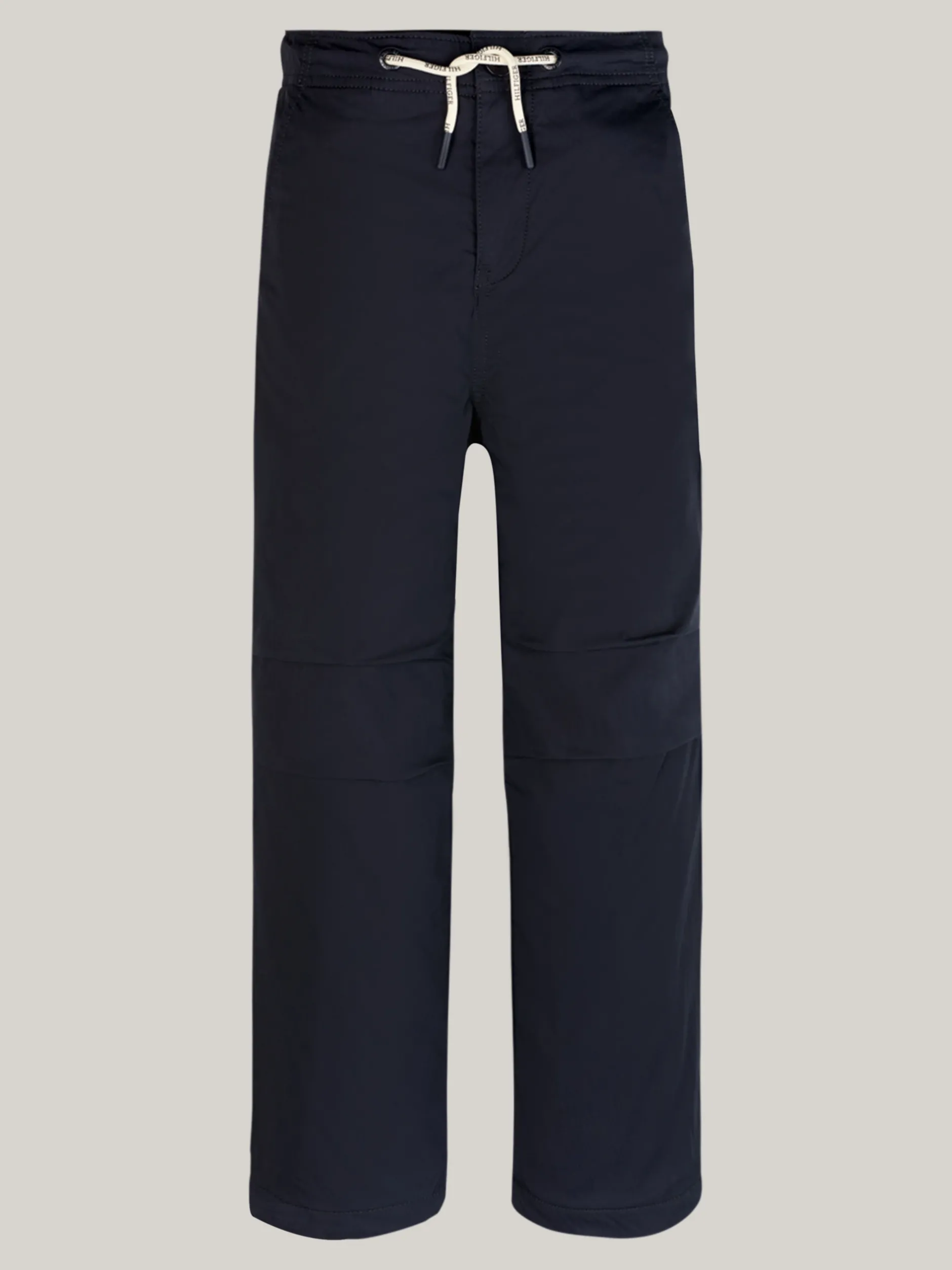 Spodnie I Szorty*Tommy Hilfiger Spodnie O Kroju Oversize Z Troczkami DESERT SKY