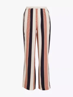 Spodnie*Tommy Hilfiger Spodnie O Luźnym Kroju LADDER GLOBAL STP/ COUNTRY IVORY