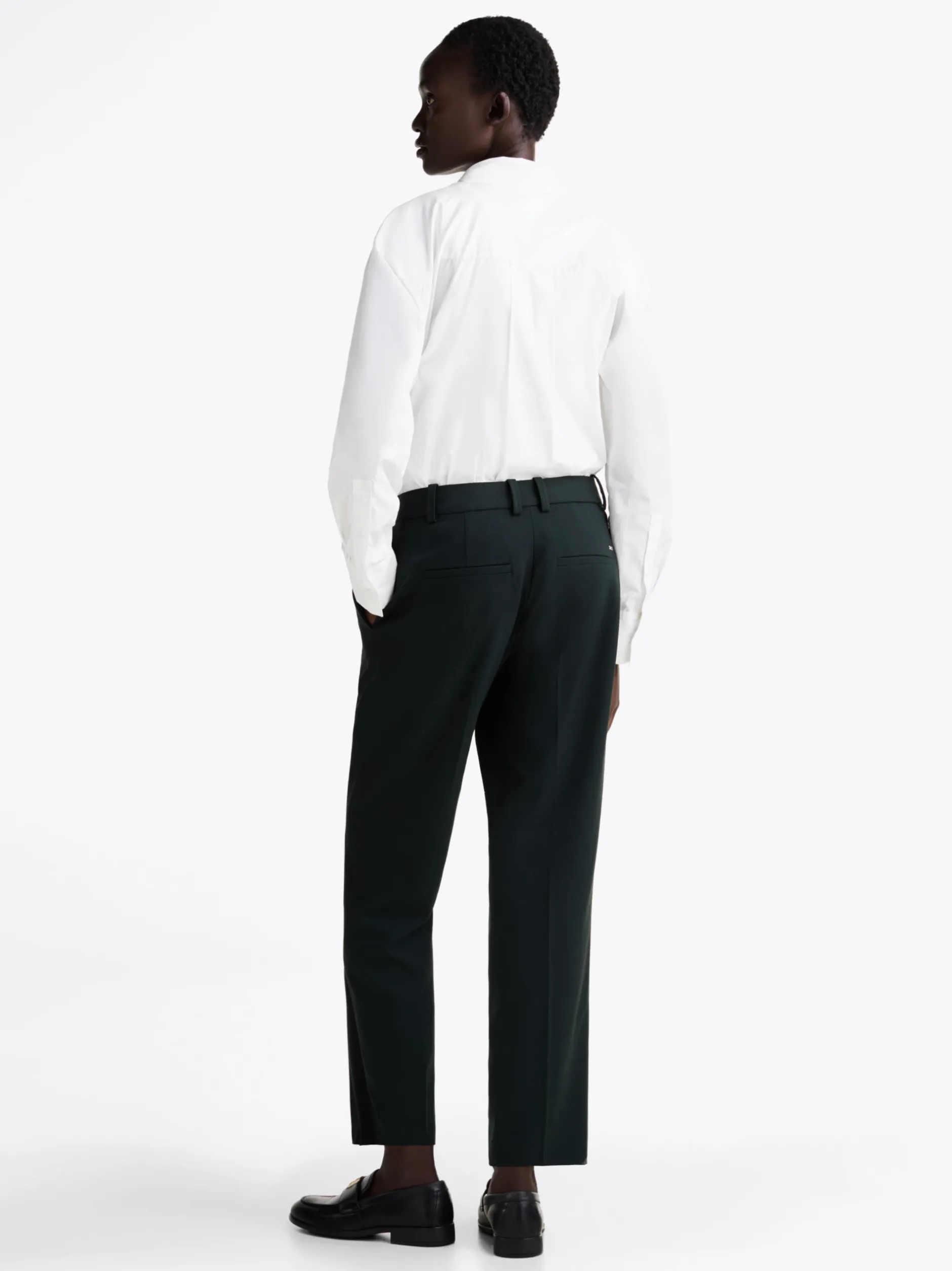 Spodnie*Tommy Hilfiger Spodnie O Prostym Kroju MIDNIGHT MOSS