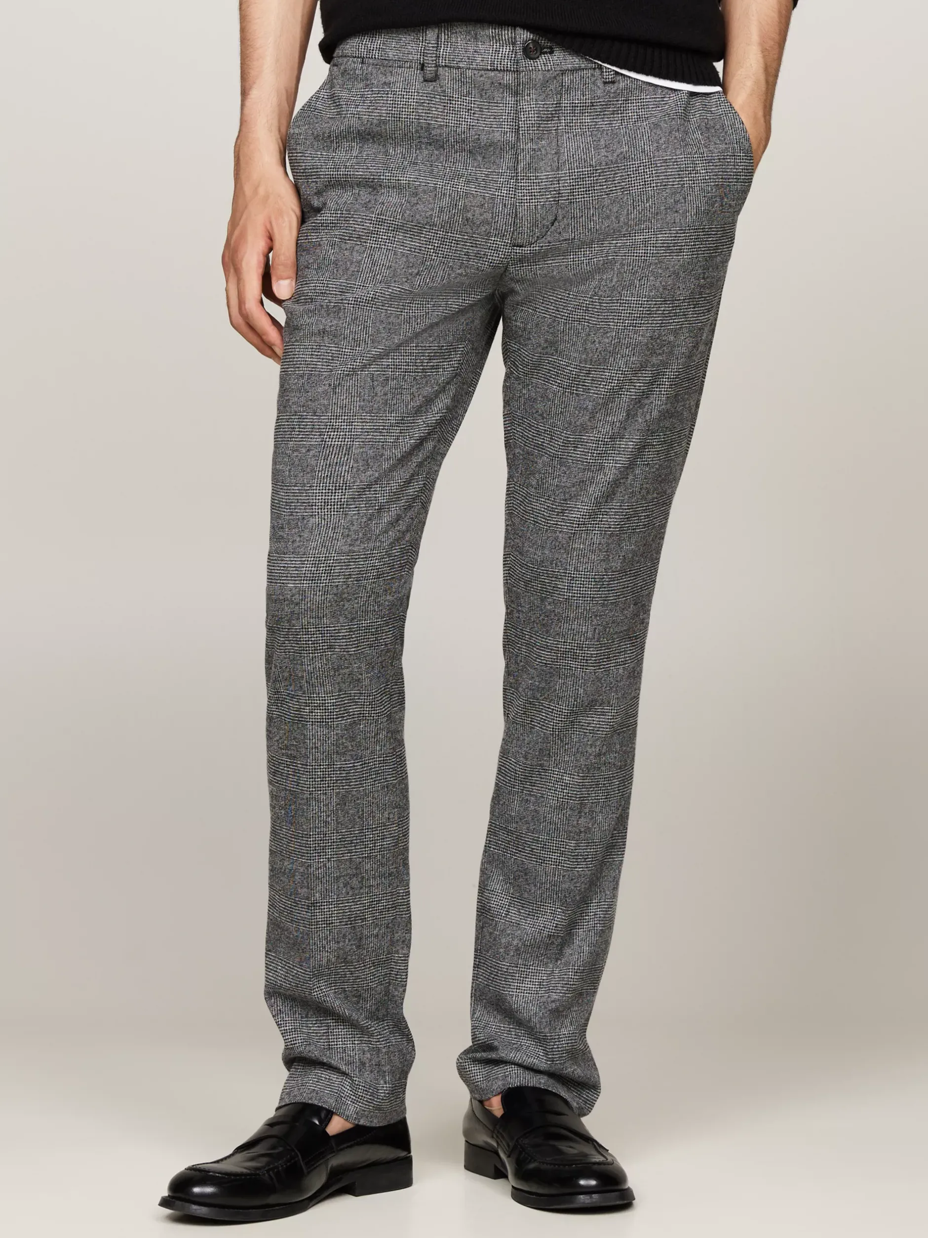 Spodnie*Tommy Hilfiger Spodnie O Regularnym Kroju TURBINE GREY