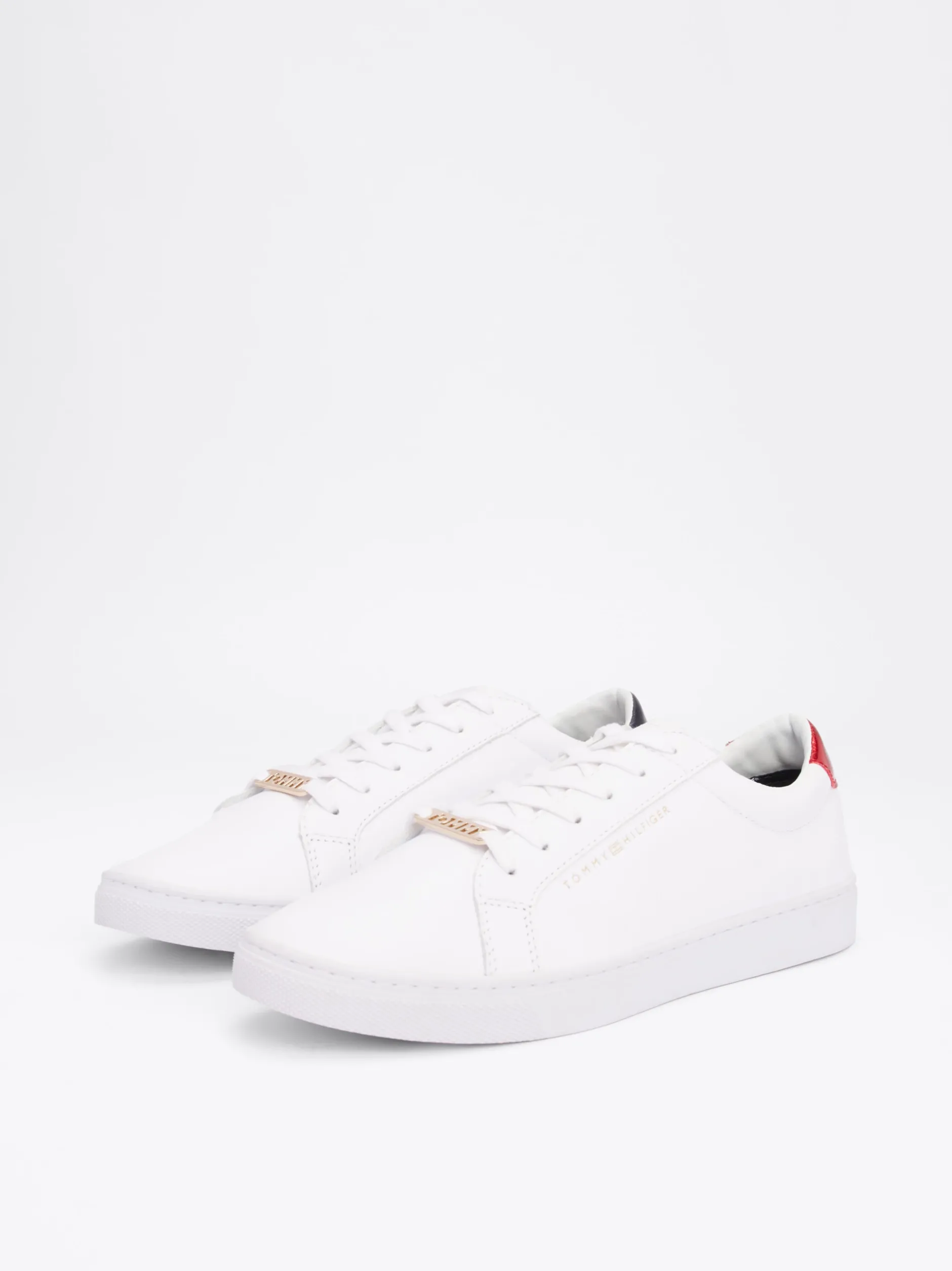 Sneakersy*Tommy Hilfiger Sportowe Buty Z Metalizowanym Elementem RWB