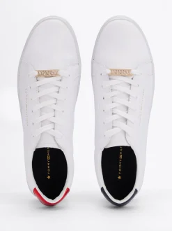 Sneakersy*Tommy Hilfiger Sportowe Buty Z Metalizowanym Elementem RWB