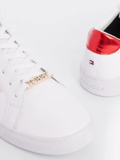 Sneakersy*Tommy Hilfiger Sportowe Buty Z Metalizowanym Elementem RWB