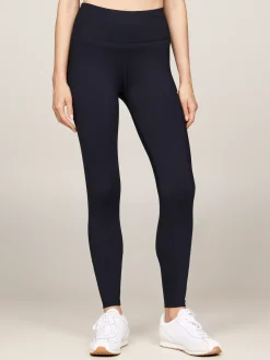 Spodnie*Tommy Hilfiger Sportowe Legginsy O Pełnej Długości DESERT SKY