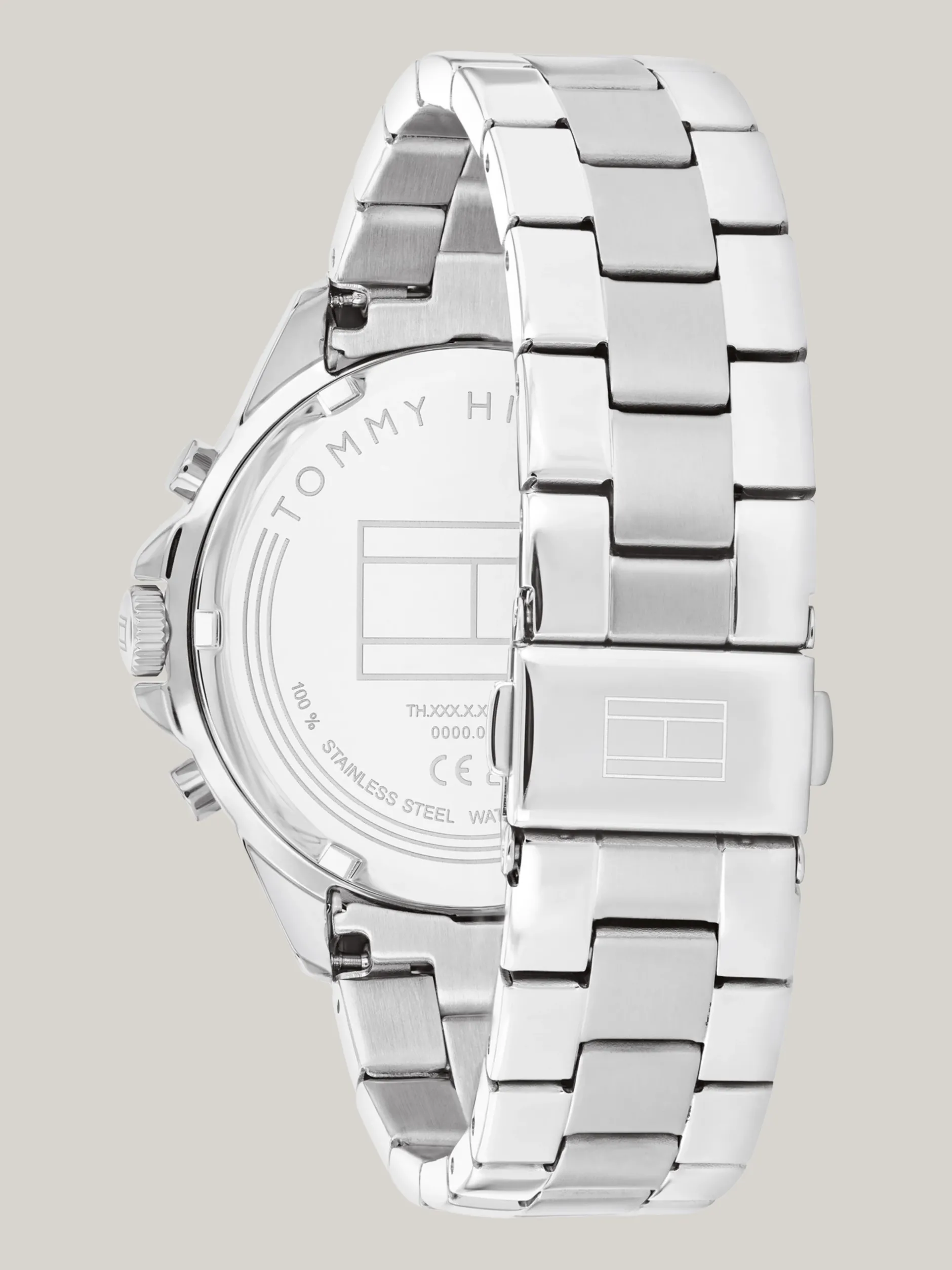 Zegarki*Tommy Hilfiger Stalowy Zegarek Z Bransoletą Z Ogniw SILVER