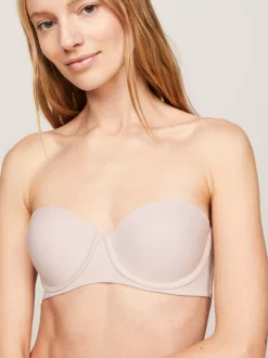Biustonosze|Bielizna*Tommy Hilfiger Stanik Bez Ramiączek BALANCED BEIGE