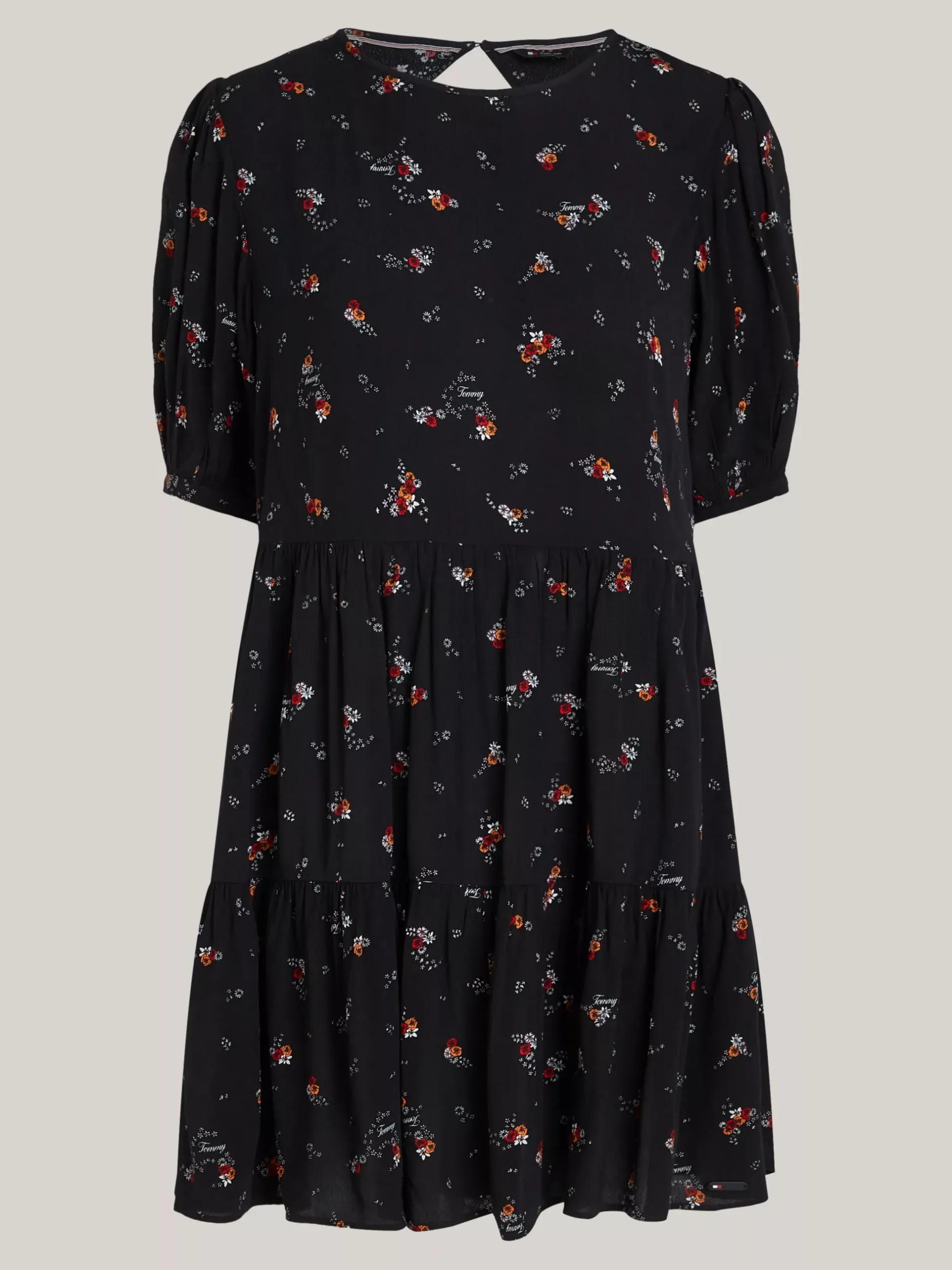 Sukienki*Tommy Hilfiger Sukienka Do Kolan W Kwiatowy Wzór BLACK MOUNTAIN FLORAL