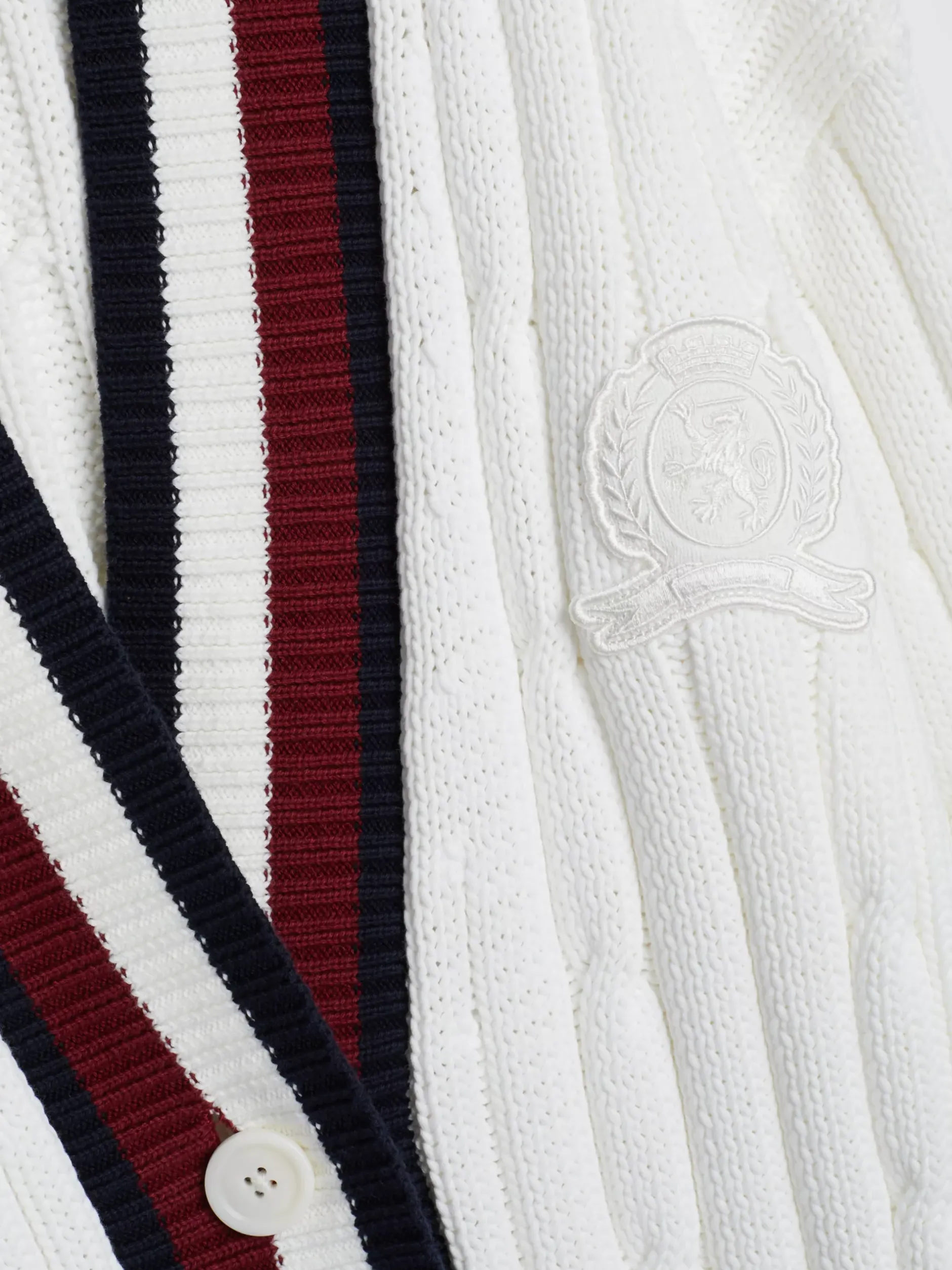 Sukienki*Tommy Hilfiger Sukienka Dzianinowa O Kroju Oversize ECRU