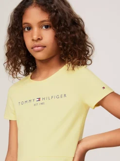 Sukienki*Tommy Hilfiger Sukienka Essential Z Logo LEMON ZEST